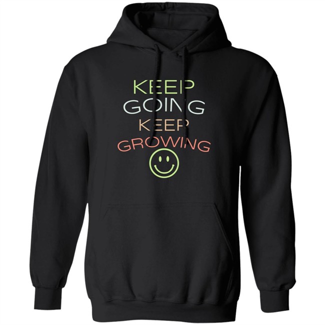 Bonfire Store Merch Hoodie Keep Going Keep Growing Hooded Sweatshirt