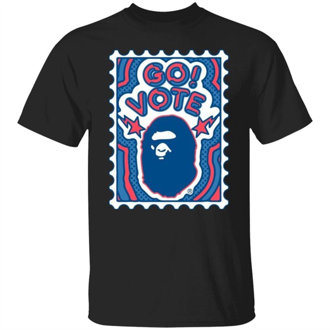 Official From Stockx BAPE Go Vote Tee #2 Black