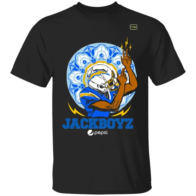 Jackboys Pepsi T Shirt Los Angeles Chargers