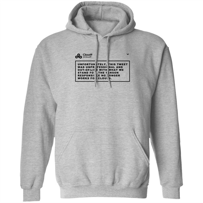 Cloud9 C9 Mateus This Tweet Was Unprofessional T Shirt Cloud9 C9 Mateus This Tweet Was Unprofessional T Shirt
