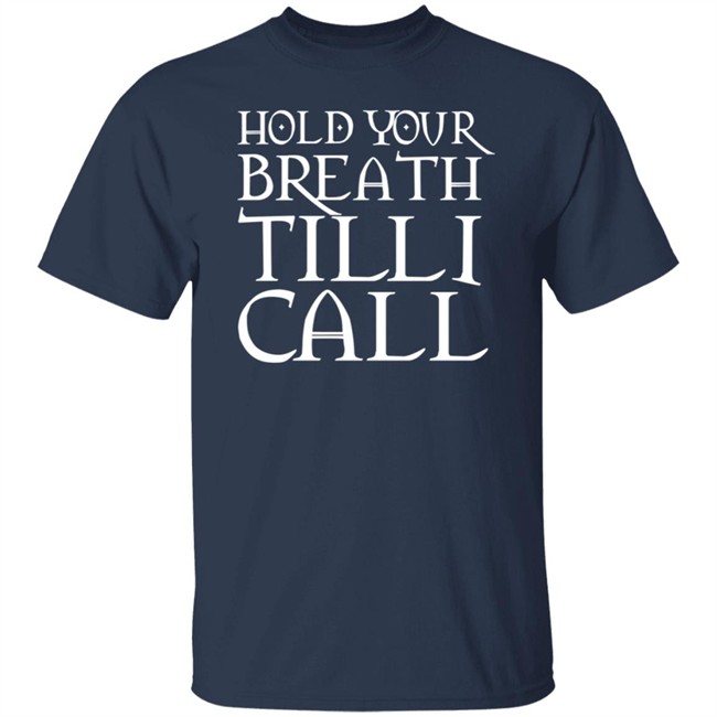 Nightmarfe On Film Street Merch Hold Your Breath Till I Call Tee Shirt