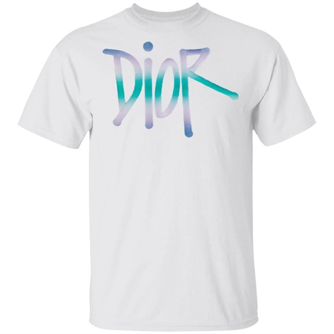 The Dior and Shawn T-Shirt graffiti-effect