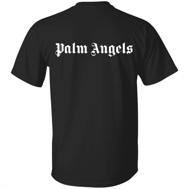 PALM ANGELS BLACK LOGO T-SHIRT PALM ANGELS BLACK LOGO T-SHIRT