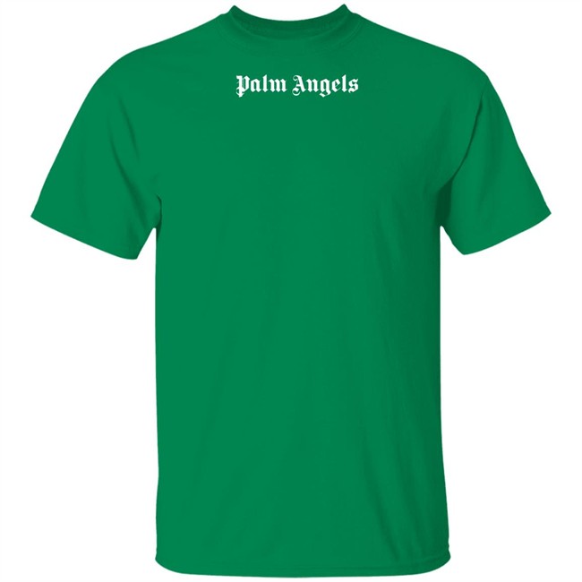 PALM ANGELS BLACK LOGO T-SHIRT PALM ANGELS BLACK LOGO T-SHIRT