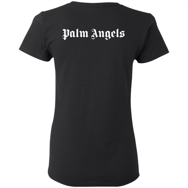 PALM ANGELS BLACK LOGO T-SHIRT PALM ANGELS BLACK LOGO T-SHIRT