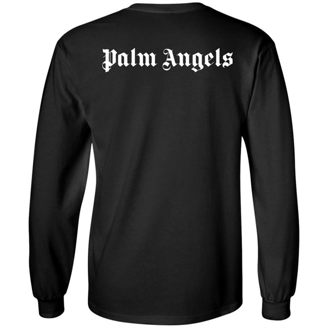 PALM ANGELS BLACK LOGO T-SHIRT PALM ANGELS BLACK LOGO T-SHIRT
