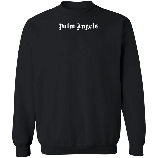 PALM ANGELS BLACK LOGO T-SHIRT PALM ANGELS BLACK LOGO T-SHIRT