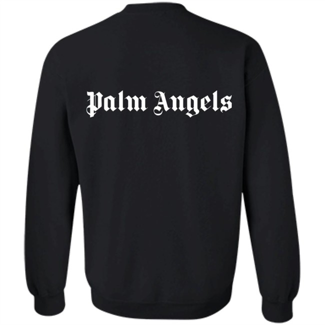 PALM ANGELS BLACK LOGO T-SHIRT PALM ANGELS BLACK LOGO T-SHIRT