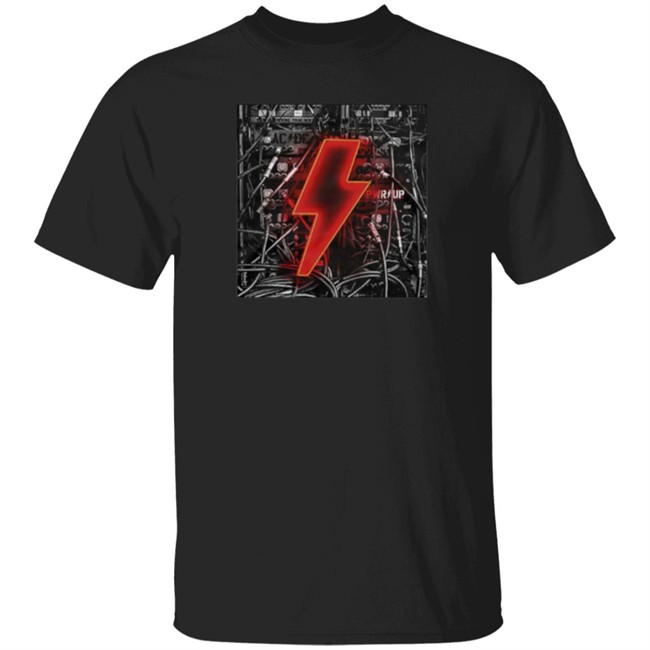 Acdc Merch Bolt N Wires Black Hoodie Acdc Merch Bolt N Wires Black Hoodie