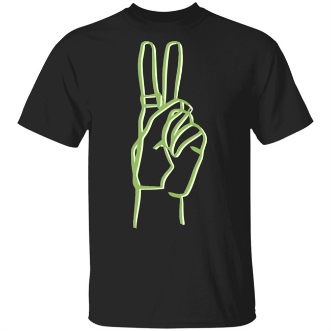 Riley Hubatka Merch Neon Peace Hoodie
