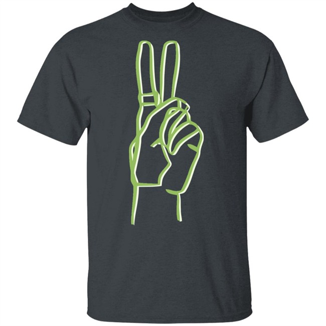Riley Hubatka Merch Neon Peace Hoodie Riley Hubatka Merch Neon Peace Hoodie