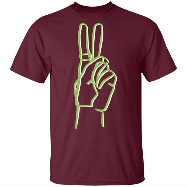 Riley Hubatka Merch Neon Peace Hoodie Riley Hubatka Merch Neon Peace Hoodie