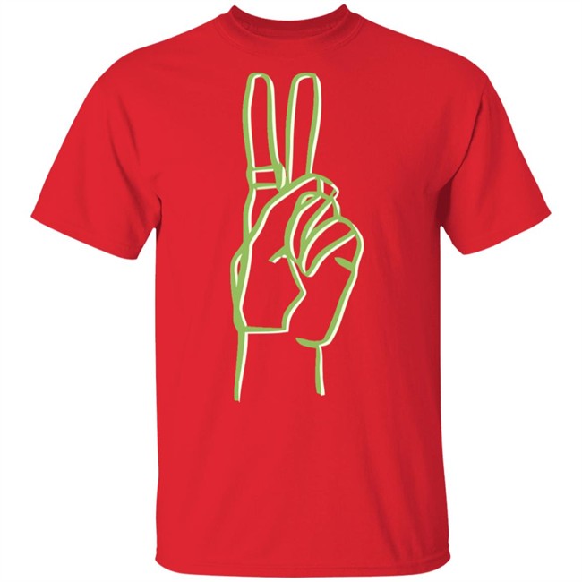 Riley Hubatka Merch Neon Peace Hoodie Riley Hubatka Merch Neon Peace Hoodie