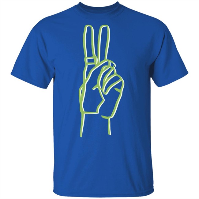 Riley Hubatka Merch Neon Peace Hoodie Riley Hubatka Merch Neon Peace Hoodie
