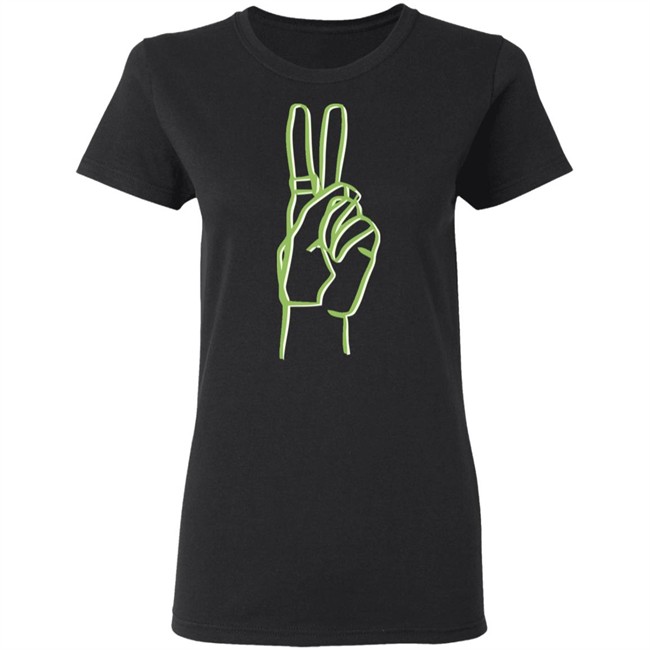 Riley Hubatka Merch Neon Peace Hoodie Riley Hubatka Merch Neon Peace Hoodie