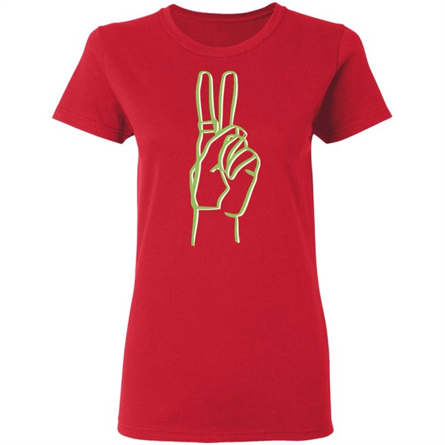 Riley Hubatka Merch Neon Peace Hoodie Riley Hubatka Merch Neon Peace Hoodie
