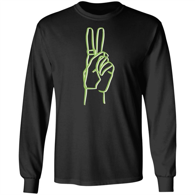Riley Hubatka Merch Neon Peace Hoodie Riley Hubatka Merch Neon Peace Hoodie