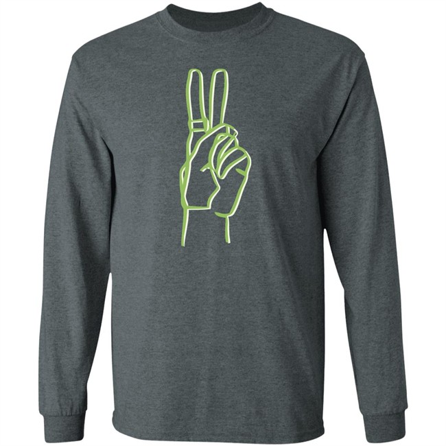 Riley Hubatka Merch Neon Peace Hoodie Riley Hubatka Merch Neon Peace Hoodie