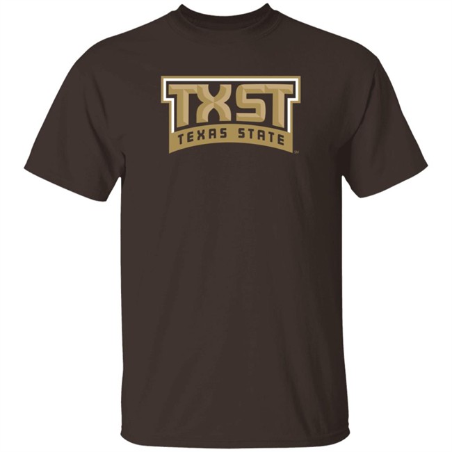 Texas State University Short Sleeve T Shirt TXST Texas State Tee Texas State University Short Sleeve T Shirt TXST Texas State Tee