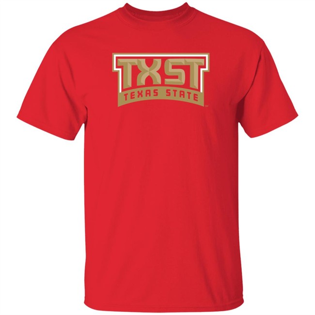 Texas State University Short Sleeve T Shirt TXST Texas State Tee Texas State University Short Sleeve T Shirt TXST Texas State Tee