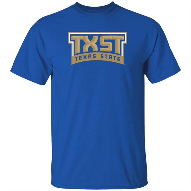 Texas State University Short Sleeve T Shirt TXST Texas State Tee Texas State University Short Sleeve T Shirt TXST Texas State Tee