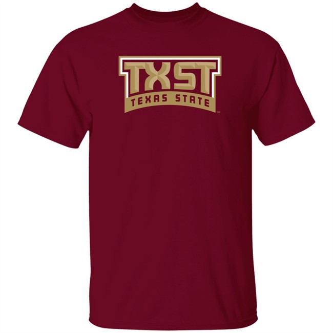 Texas State University Short Sleeve T Shirt TXST Texas State Tee
