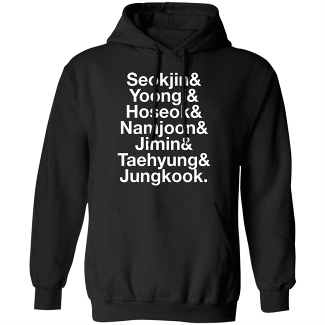 Brian Tong Seokjin Yoongi Hoseok Namjoon Jimin Taehyung Jungkook Shirt Brian Tong Seokjin Yoongi Hoseok Namjoon Jimin Taehyung Jungkook Shirt