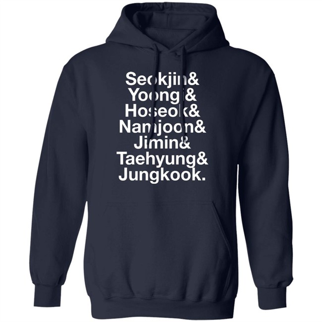 Brian Tong Seokjin Yoongi Hoseok Namjoon Jimin Taehyung Jungkook Shirt Brian Tong Seokjin Yoongi Hoseok Namjoon Jimin Taehyung Jungkook Shirt