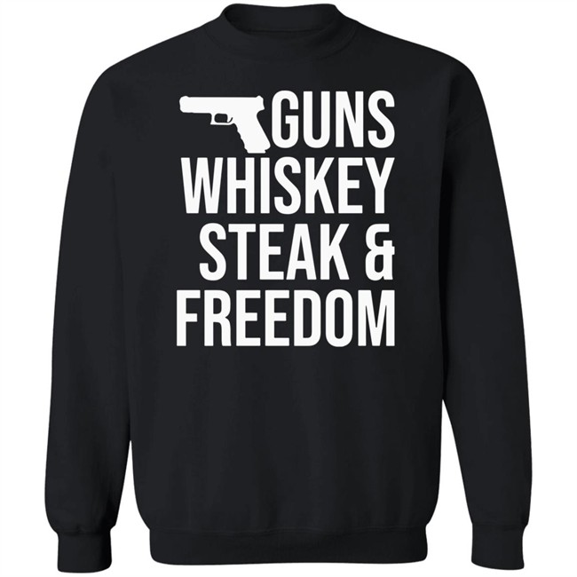 The Hodgetwins Official Guns Whiskey Steak And Freedom T Shirt The Hodgetwins Official Guns Whiskey Steak And Freedom T Shirt