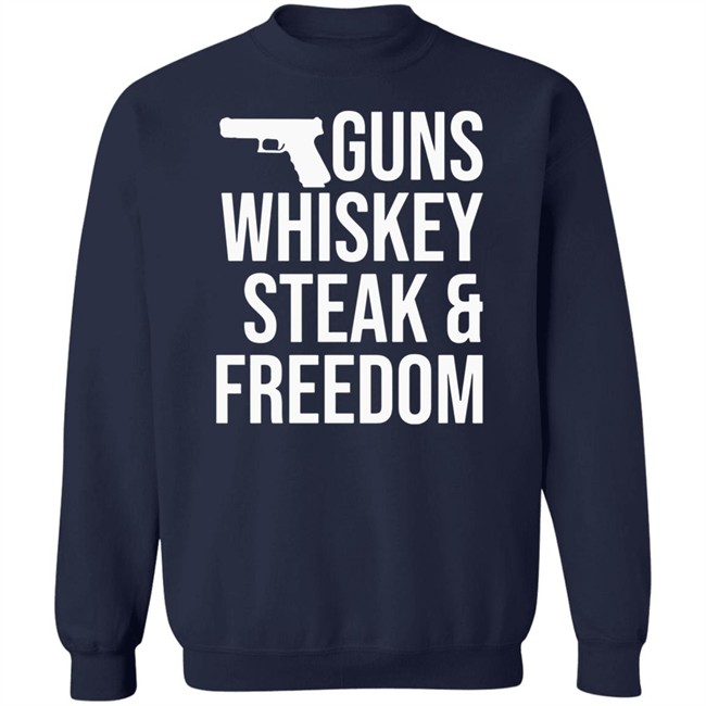 The Hodgetwins Official Guns Whiskey Steak And Freedom T Shirt The Hodgetwins Official Guns Whiskey Steak And Freedom T Shirt