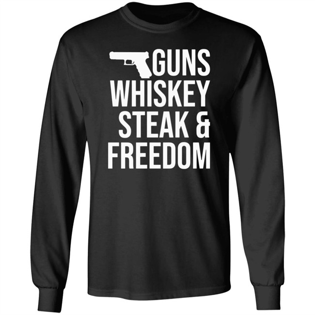 The Hodgetwins Official Guns Whiskey Steak And Freedom T Shirt The Hodgetwins Official Guns Whiskey Steak And Freedom T Shirt
