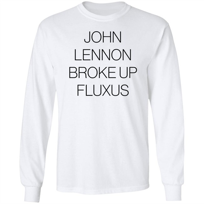 Yvon Lambert Book Shop David Horvitz John Lennon Broke Up Fluxus Shirt Yvon Lambert Book Shop David Horvitz John Lennon Broke Up Fluxus Shirt