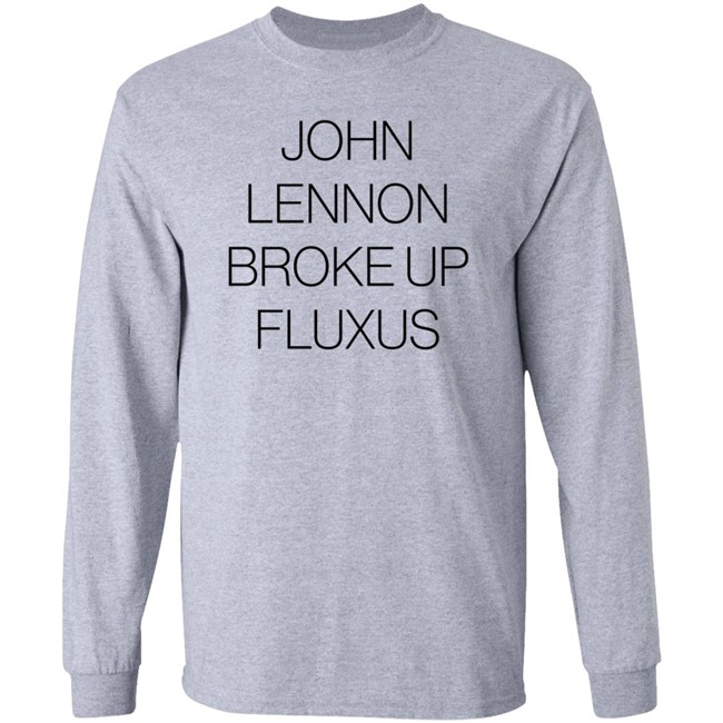 Yvon Lambert Book Shop David Horvitz John Lennon Broke Up Fluxus Shirt Yvon Lambert Book Shop David Horvitz John Lennon Broke Up Fluxus Shirt