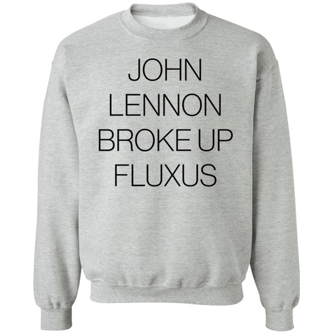 Yvon Lambert Book Shop David Horvitz John Lennon Broke Up Fluxus Shirt Yvon Lambert Book Shop David Horvitz John Lennon Broke Up Fluxus Shirt