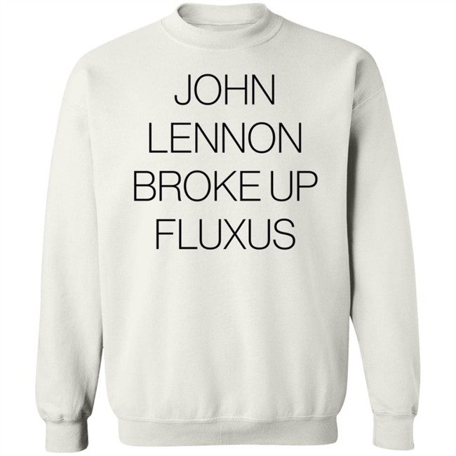 Yvon Lambert Book Shop David Horvitz John Lennon Broke Up Fluxus Shirt Yvon Lambert Book Shop David Horvitz John Lennon Broke Up Fluxus Shirt