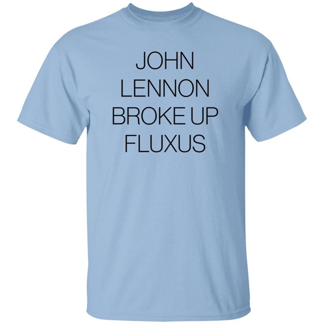 Yvon Lambert Book Shop David Horvitz John Lennon Broke Up Fluxus Shirt Yvon Lambert Book Shop David Horvitz John Lennon Broke Up Fluxus Shirt
