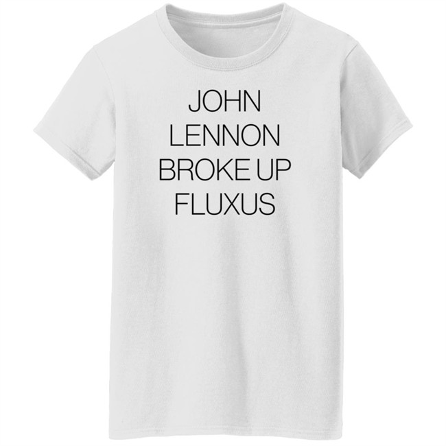 Yvon Lambert Book Shop David Horvitz John Lennon Broke Up Fluxus Shirt Yvon Lambert Book Shop David Horvitz John Lennon Broke Up Fluxus Shirt