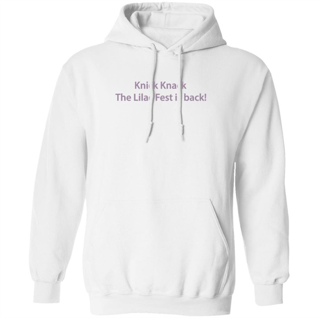 Knick Knack The Lilac Fest Is Back Long Sleeve T Shirt Knick Knack The Lilac Fest Is Back Long Sleeve T Shirt