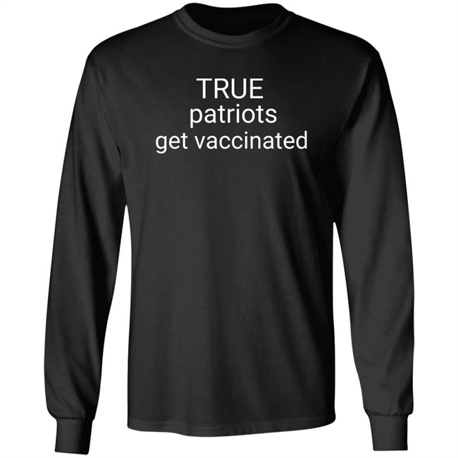 Republicans For Joe Biden Merch True Patriots Get Vaccinated Crewneck Sweatshirt Republicans For Joe Biden Merch True Patriots Get Vaccinated Crewneck Sweatshirt