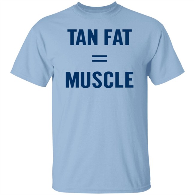 Shepgear Store Tan Fat = Muscle Graphic Tee Shirt