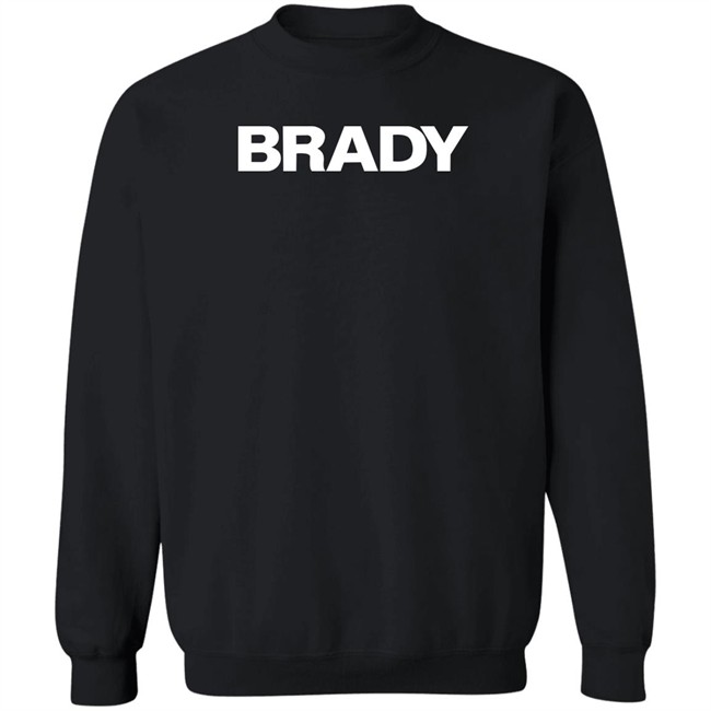 Brady Brand Merch Brady Hoodie Tom Brady Black Brady Brand Merch Brady Hoodie Tom Brady Black