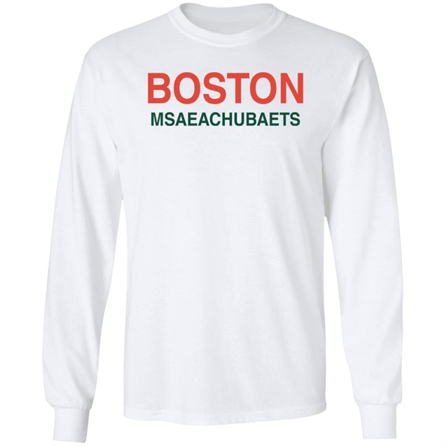 Boston Msaeachubaets T Shirt Boston Msaeachubaets T Shirt