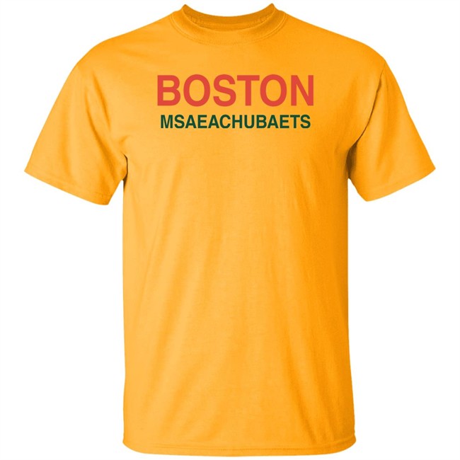 Boston Msaeachubaets T Shirt Boston Msaeachubaets T Shirt