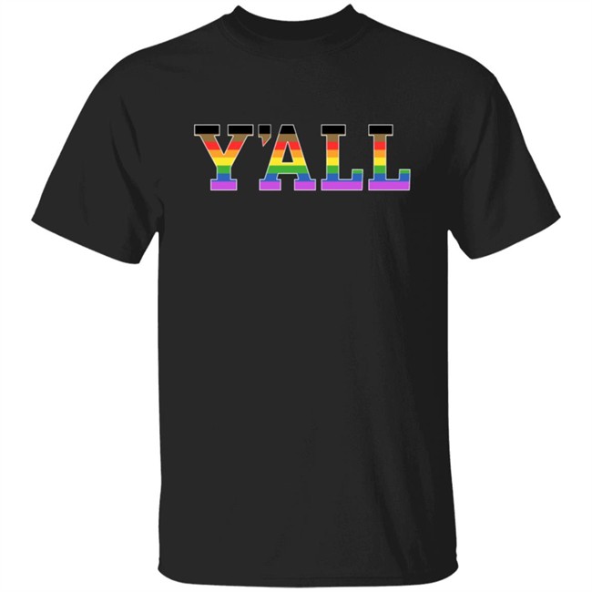 Rainbow Y'all T Shirt