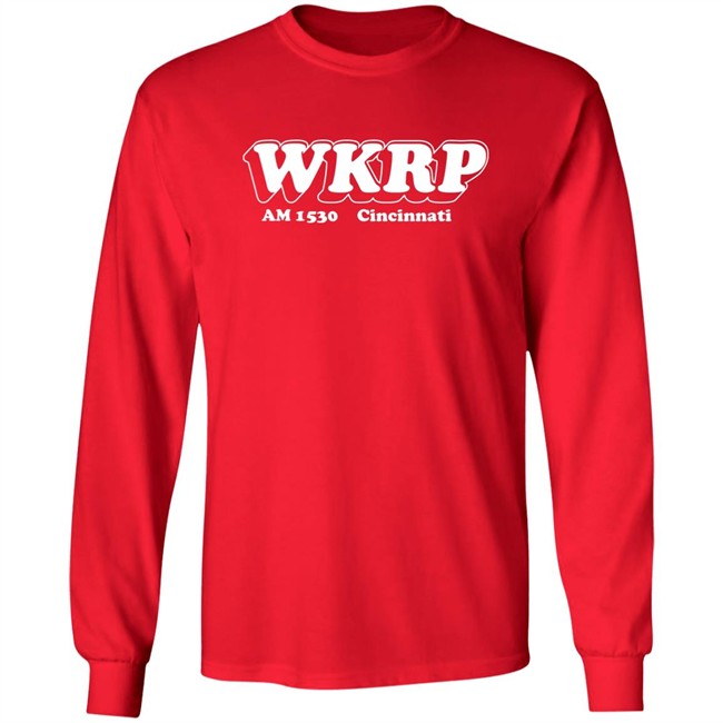 WKRP Tee Am 1530 Cincinnati Shirt Super70s Sports Store Merch WKRP Tee Am 1530 Cincinnati Shirt Super70s Sports Store Merch