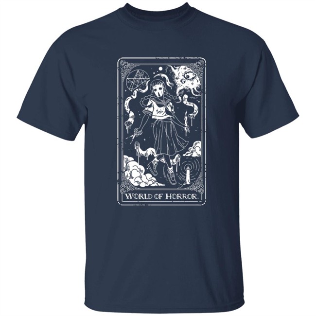 World Of Horror Merch Ominous Tarot Long Sleeved Shirt World Of Horror Merch Ominous Tarot Long Sleeved Shirt