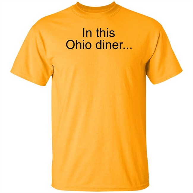 New York Times Pitchbot Merch In This Ohio Diner... T Shirt New York Times Pitchbot Merch In This Ohio Diner... T Shirt
