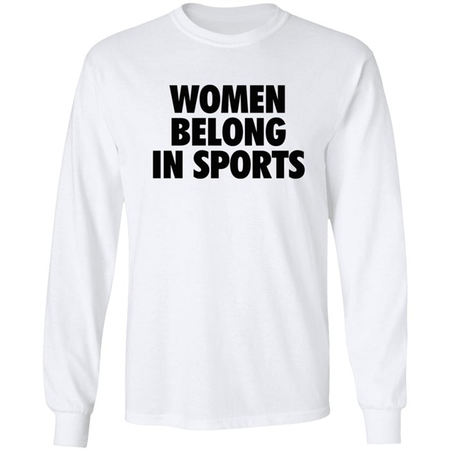 Women Belong In Sports Hoodie Women Belong In Sports Hoodie