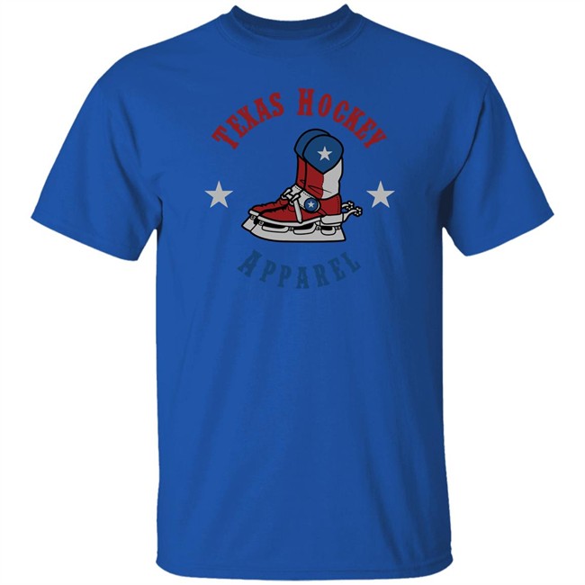 Texas Hockey Apparel The Black New Boot Goofin Tee Shirt Texas Hockey Apparel The Black New Boot Goofin Tee Shirt