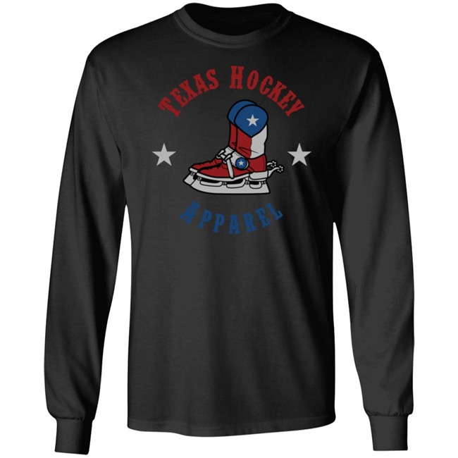 Texas Hockey Apparel The Black New Boot Goofin Tee Shirt Texas Hockey Apparel The Black New Boot Goofin Tee Shirt